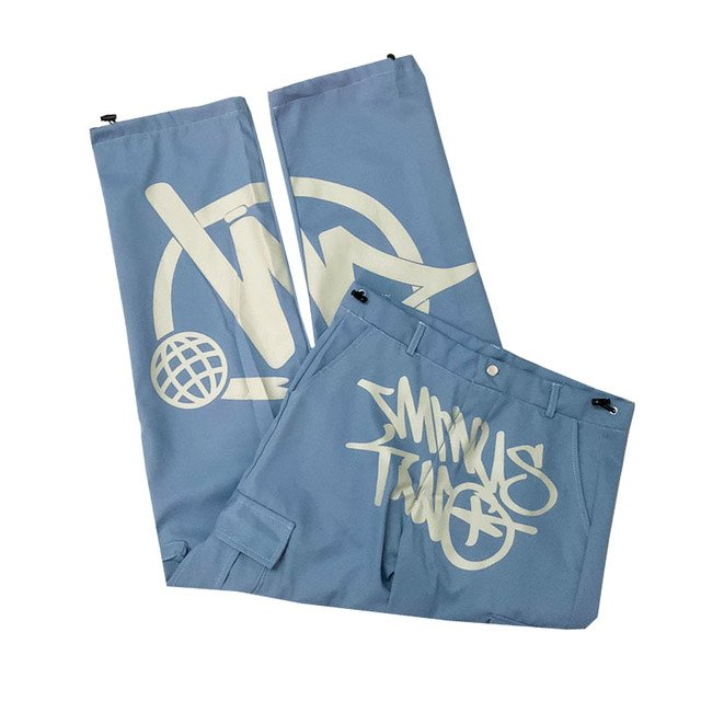 Minus Two Blue Cargo Pants | New Collection