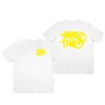 Minus Two Yellow Lining White T Shirt